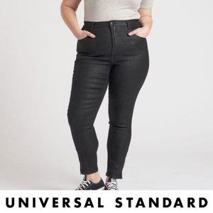 Meuse High Rise Resin 30” Jeans in Black (22) [NWOT]